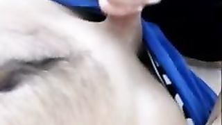 Cousin lost a bet and gave me a blowjob