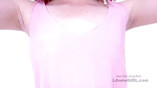 Blonde strokes blows big dick like a pro