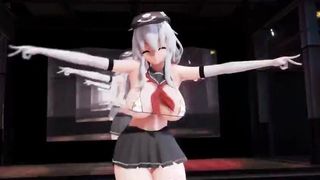 MMD R18 KanCole Adult Hibiki Ghost thanks Dance SEX 3D Hentai