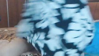 Blonde Petite Babe fingering her wet tight pussy