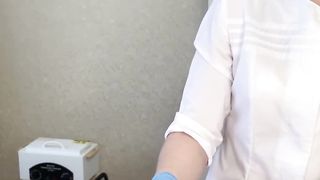 The man cums powerfully right on the depilation procedure. How do you think I removed his sperm?