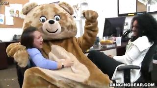 CFNM Office Party Cock Blowout with Big Dick Male Strippers