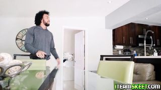 Client fucking his sexy hot housemaid