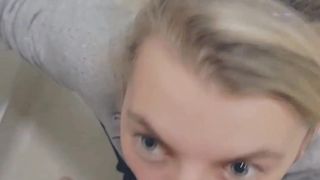 Young Nurse in Hospital Helps Me Pee Then Sucks my Dick to Help Me Feel Better