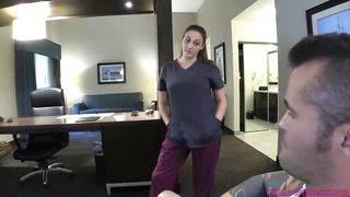 Big Tit MILF Nurse Fucks Wheelchair Bound Son