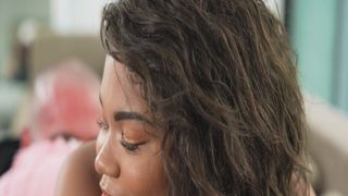 Businessman making babysitter do whatever he says