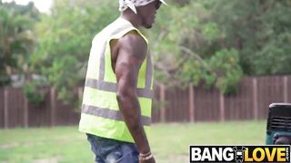 Rose Monroe Bangs Construction Worker