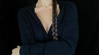 Solo nipple play orgasm