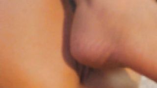 Latina Stepsister sucking and fucking a dildo