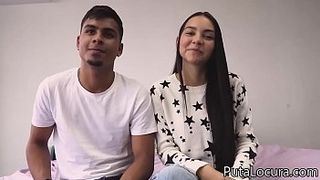 Putalocura Oficial - Colombian couple in porn casting