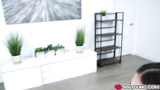 Stepsister blew stepbrother for the blue