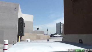 POVLife Hot big tits brunette teen Mika Sparx big cock POV hardcore sex