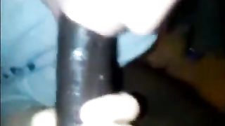 White girl tried her best to deepthroat a big black cock