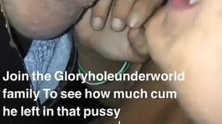 Gloryhole wife