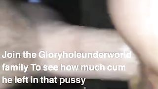 Gloryhole wife