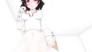 3D HENTAI POV Nurse rides your cock