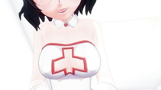 3D HENTAI POV Nurse rides your cock