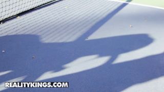 Asian Vina Sky gets fucked in locker room