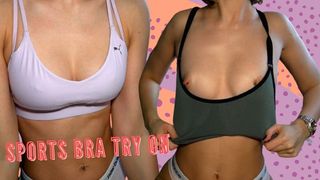 Sports Bra Try-On Haul | PetitTits
