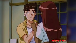 Hentai Pros - Kenta Is Surprised By Mahoko, Who Undresses Her Hot Body And Offers Him Her Virginity