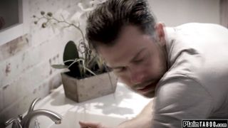 Homecare pro fucks next to husbands wife