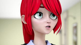 Japan teacher ooze out massive creampie