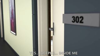 Japan teacher ooze out massive creampie