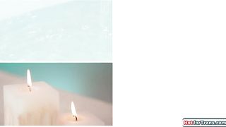 Petite brunette rims tgirl Natalie Mars