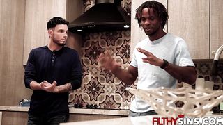 Hime Marie sucked big black cock like a pro