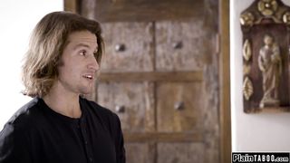 Guy licks n fucks redhead wife lookalike