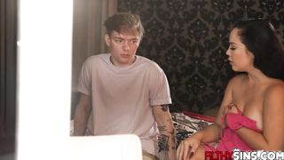 Stepmom Kristina Rose left along with her stepson