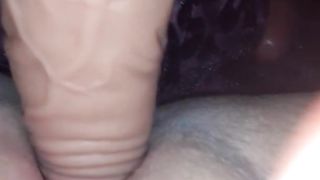 1st Stretch & Gape! Massive Dildo VS Tiny Pussy Hole!