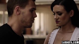 Bisexual couple bangs  student Tony