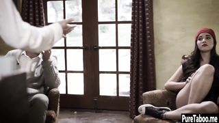 Lesbian MILF enjoyed threesome therapy