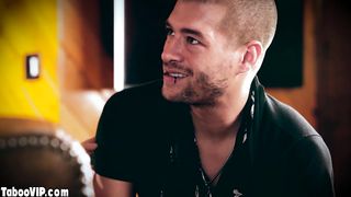 Nasty bisexual teens sharing a big cock