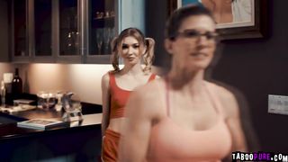 Conniving couple slams Mackenzie's pussy