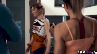 Conniving couple slams Mackenzie's pussy