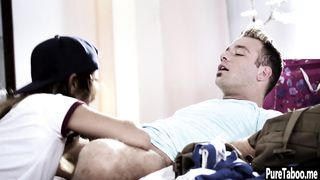 Dirty stepbro wanted a nice petite teen