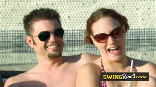 Swingers are ready to start a party