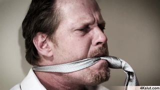 Hot housewife gets a huge black cock