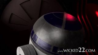 Babe sucking monster cock from Star Wars