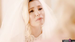 On her wedding day stepmom licked her