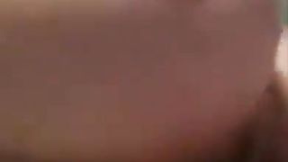 A pregnant woman in 38-week pregnancy as a cowgirl