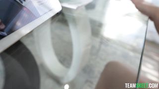 Stepsis stuck under the table