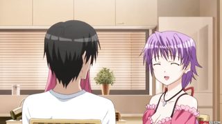 Young man tries to handle 3 sexy sisters