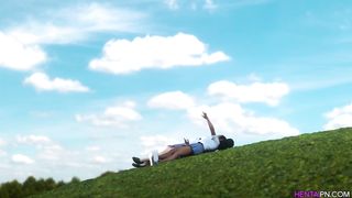 3D College Lesbians Sex Cartoon