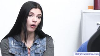 Teen shoplifter fucked by store officer