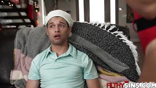 Johnny pounded Richelle's hairy pussy from behind