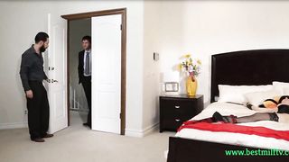 Tied up slave MILF ready for hard sex