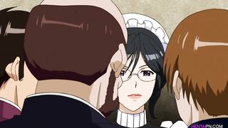 Master decides a dose of shibari bondage